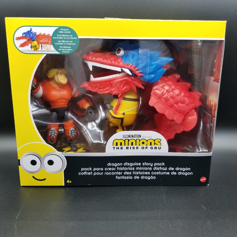 Minions The Rise Of Gru Dragon Disguise Story Pack Kids Toys Fun Gift Rare New